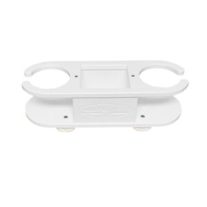 Custom white CNC trailer bunk with sleek design.