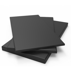 Black King ColorCore material, showcasing its sleek and durable surface.