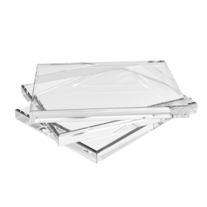 Clear acrylic sheet designed for marine use